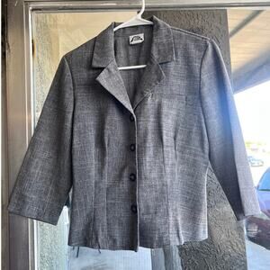 Vintage 1980's Gray BTime Cropped blazer size 5/6